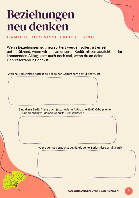 Geburtsintegration E- & Workbook